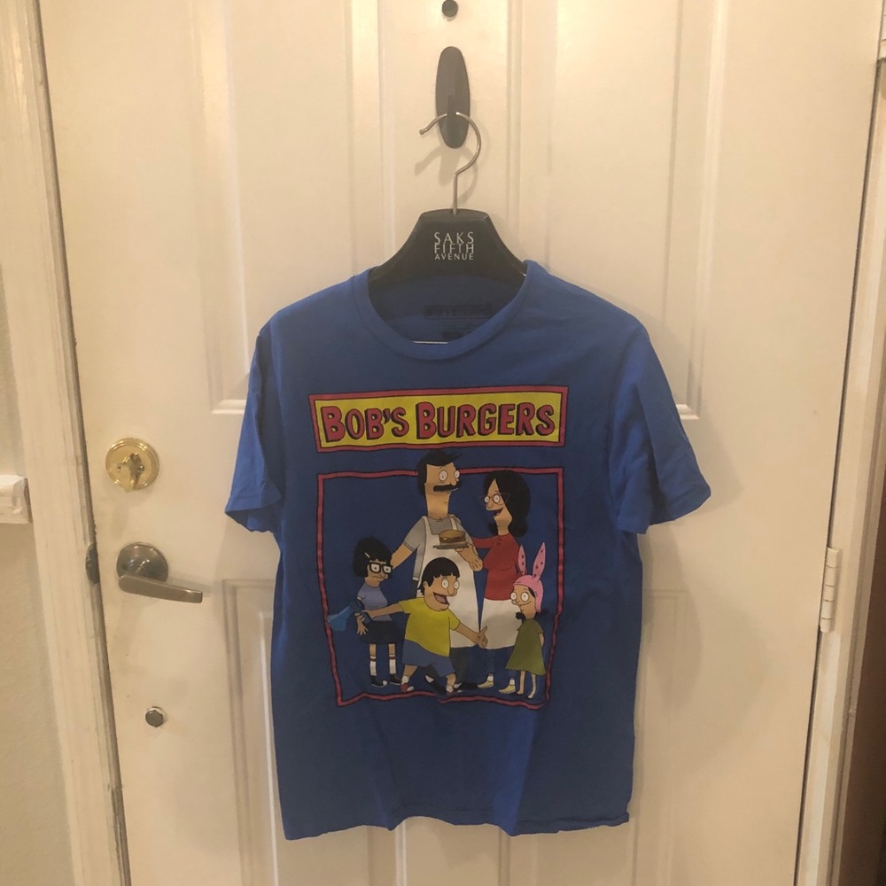 Bob’s Burgers unisex t-shirt crew neck blue size M